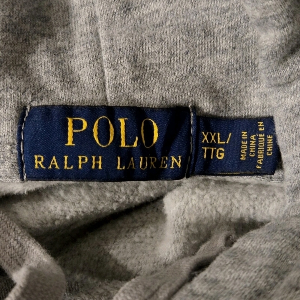 Polo Ralph Lauren Vintage Polo Embroidered Bear Hoodie/Sweater  2013 Men Sz XXL - Picture 5 of 6